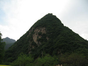 Mountains south of town