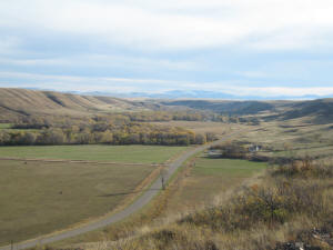 East of Great Falls, MT on RMS 11