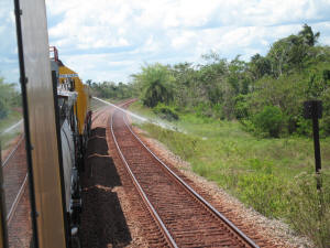 Small fire on the road to Santa Ines