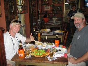 Drew and I at the Antigamente Restaurante & Bar