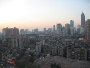Wuhan from the Holiday Inn Tian An